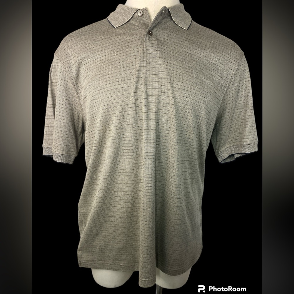 Haggar Short Sleeve Polo Shirt Men’s Large